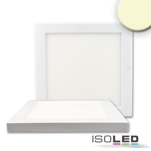 Isoled LED Deckenlampe Slim 18mm, weiß, 18W, Trafo integriert, warmweiß