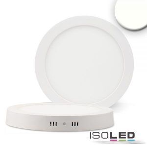Isoled LED Deckenleuchte weiß, 24W, rund, 300mm, neutralweiß dimmbar